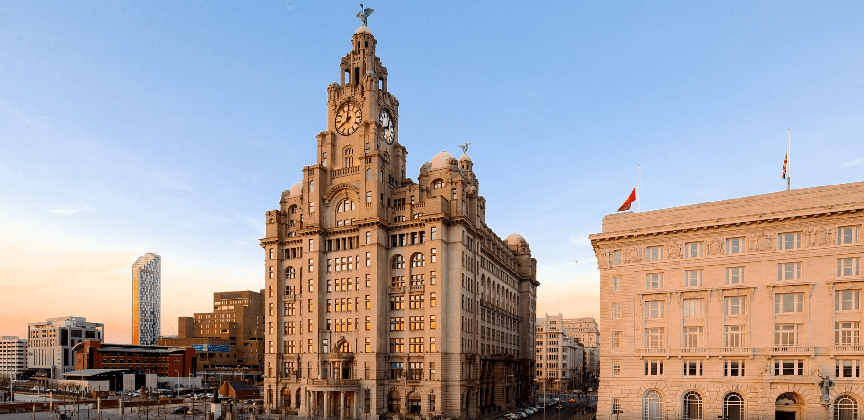 Liverpool waterfront skyline